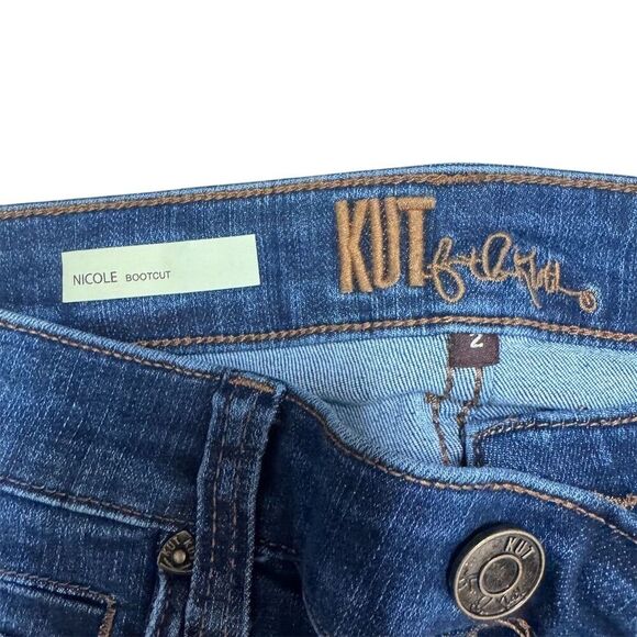 EUC Kut From The Kloth Nicole Bootcut Jeans Size 2 - Picture 3 of 5